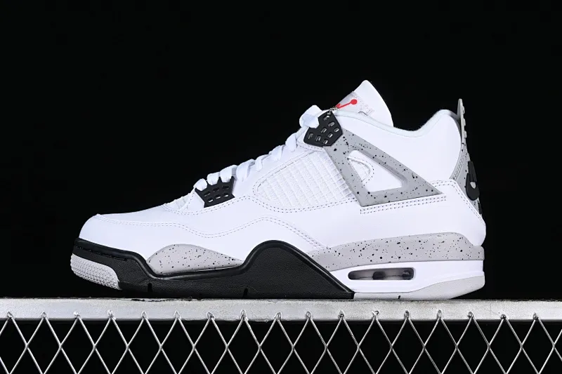 All categories Air Jordan Jordan series basketball shoes Air Jordan 4 GX foreign trade version Air Jordan 4 Retro "White Cement" AJ4 Joe 4 white cement white gray 840606-192